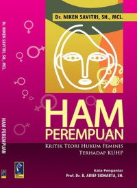 Image of HAM perempuan: Kritik teori hukum feminis terhadap KUHP