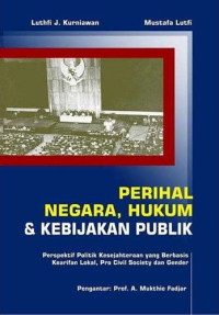 Image of Perihal Negara, Hukum, dan Kebijakan Publik