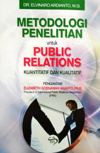 Image of Metode Penelitian Untuk Public Relations