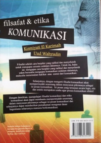 Image of Filsafat dan etika komunikasi
