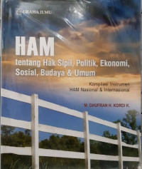 Image of HAM Tentang Hak Sipil, Politik, Ekonomi, Sosial, Budaya dan Umum