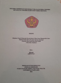 Image of Dinamika Kehidupan Masyarakat Nelayandi Desa Tinombo Kecamatan Tinombo Kabupaten Parigi Moutong.