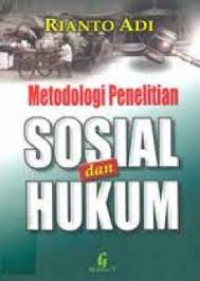 Image of Metode Penelitian Sosial dan Hukum