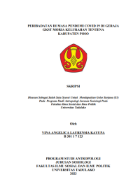 Image of PERIBADATAN DI MASA PENDEMI COVID 19 DI GERAJA
GKST MORIA KELURAHAN TENTENA
KABUPATEN POSO