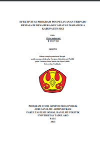 Image of EFEKTIVITAS PROGRAM POS PELAYANAN TERPADU
REMAJA DI DESA BEKA KECAMATAN MARAWOLA
KABUPATEN SIGI