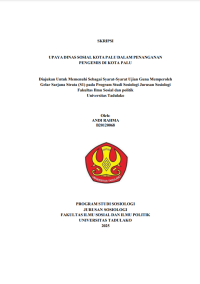 Image of UPAYA DINAS SOSIAL KOTA PALU DALAM PENANGANAN
PENGEMIS DI KOTA PALU