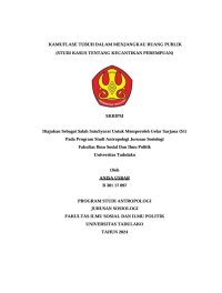 Image of KAMUFLASE TUBUH DALAM MENJANGKAU RUANG PUBLIK 
(STUDI KASUS TENTANG KECANTIKAN PEREMPUAN)