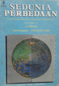 Image of Sedunia Perbedaan : Sebuah Acuan Baru dalam Kerjasama Pembangunan Tahun 1990-an