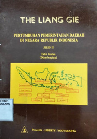 Image of The Liang Gie : Pertumbuhan Pemerintahan Daerah di Negara Republik Indonesia