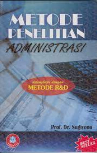 Image of Metode penelitian administrasi dilengkapi dengan metode R&D
