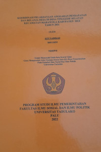 Image of Koordinasi Pelaksanaan Anggaran Pendapatan dan Belanja Desa di Desa Tinggede Selatan Kecamatan Marawola Kabupaten Sigi